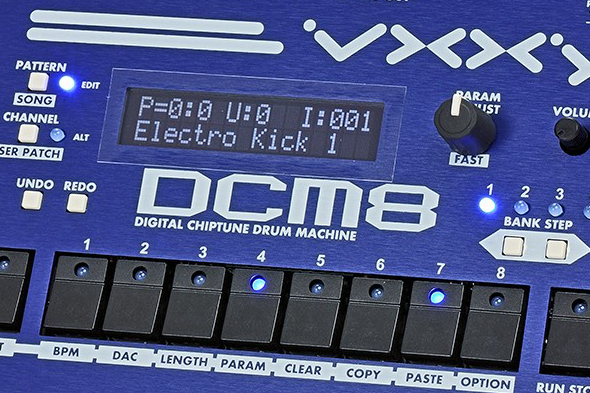 VXXY DCM8 Digital Chiptune Drum Machine review Juno Daily