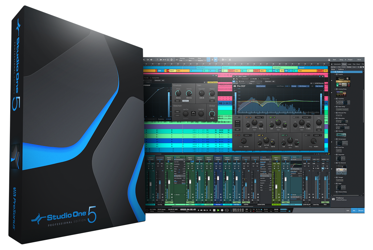 Studio One Pro Box and ScreenShot