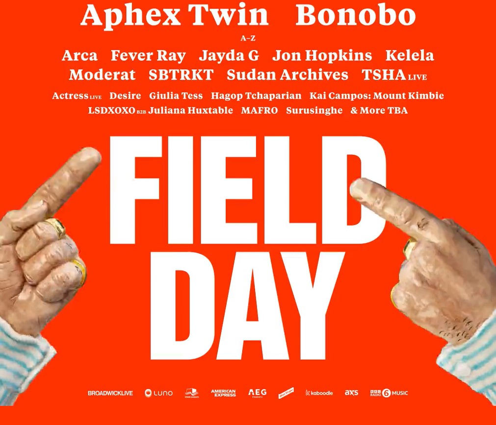 Aphex Twin & Bonobo To Headline Field Day 2023 | Juno Daily